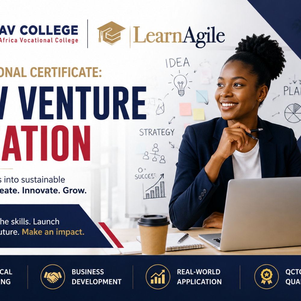 New Venture Creation: Entrepreneurship Skills Programme